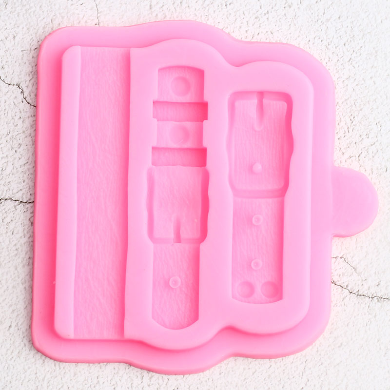 Belt Buckle Border Silicone Molds DIY Party Cupcake Topper Fondant Cake Decorating Tools Candy Clay Chocolate Gumpaste Moulds. 