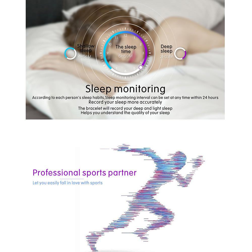 Qs09 Smart Watch Fitness Heart Rate Blood Pressure Monitor Smart