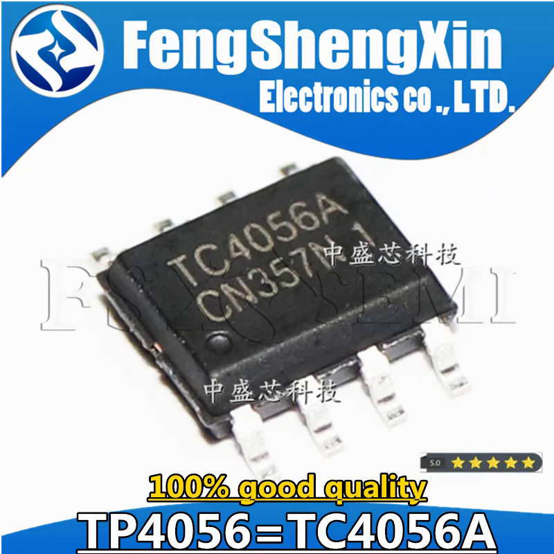 (10-50-100)pcs/lot tp4056 4056 sop-8 4056e tc4056 4056a tc4056a linear lithium ion battery charger chip