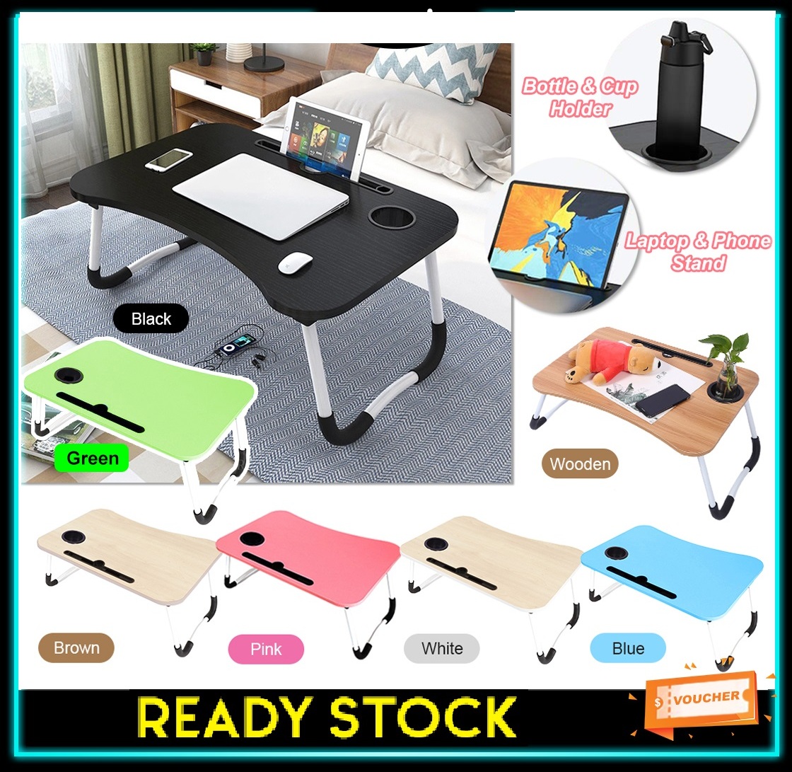 Foldable Bed Desk Study Writing Wooden Table Drawing Desk Tray In Bed For Lazy Mornings - Laptop Table - Laptop Table. 