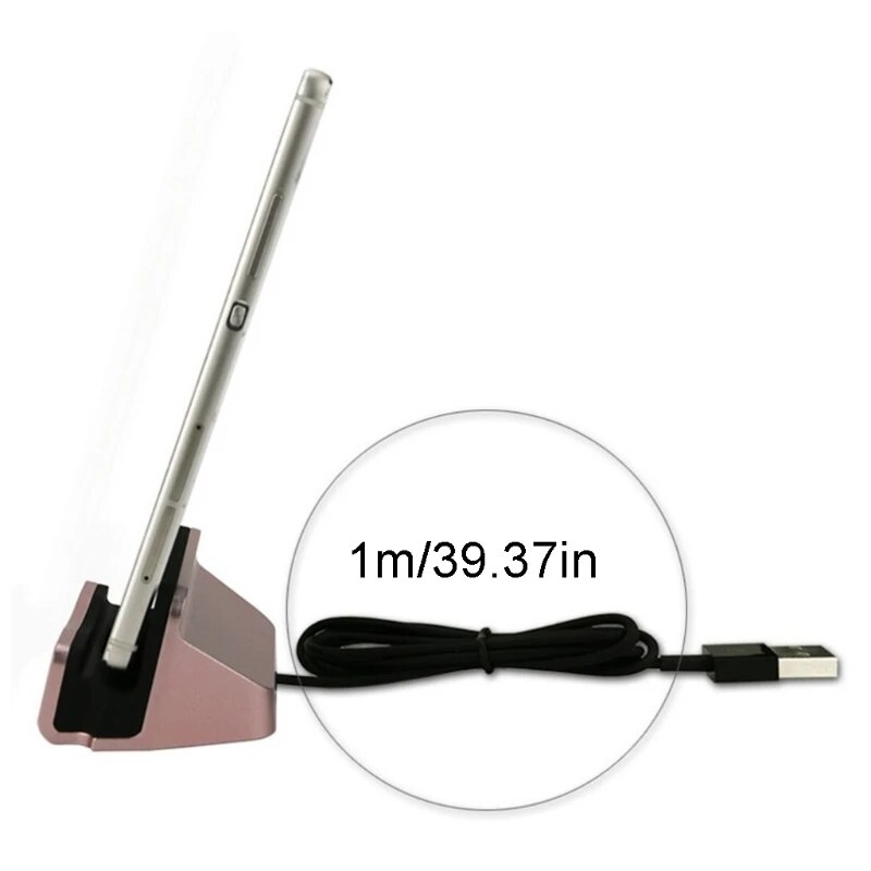 Type-C Fast Charging Dock Station USB C 3.1 Docking Charger for w/ Cable for Huaei P9 Plus. 