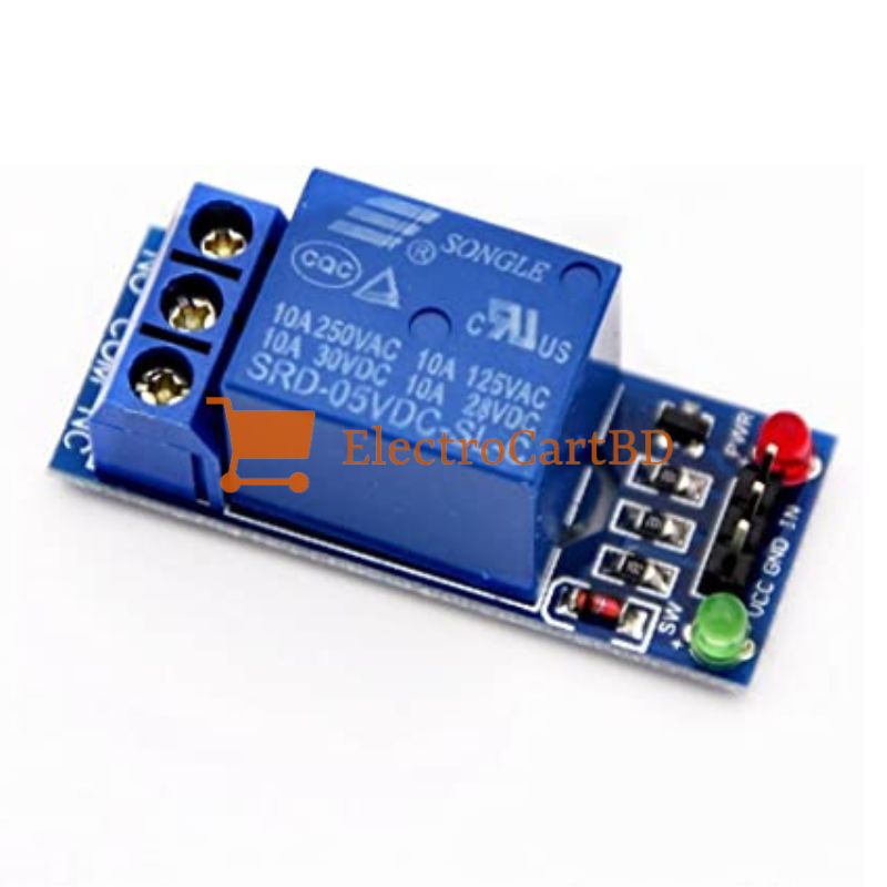 5V Low Level Trigger One 1 Channel Relay Module Interface Board Shield DC AC 220V for Arduino PIC AVR DSP ARM MCU. 