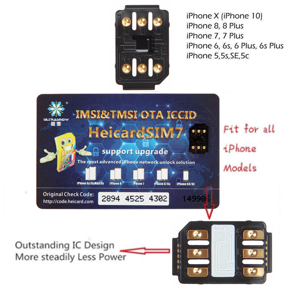 Perfect Unlock Turbo SIM Card Nano-SIM for iPhone XR XS Max iOS 12. 