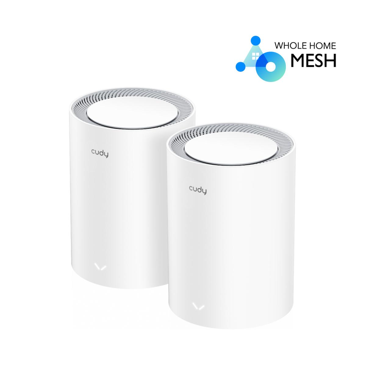 Cudy M1800 (2-pack) Ax1800 Whole Home Mesh Dual Band Gigabit Wifi Router