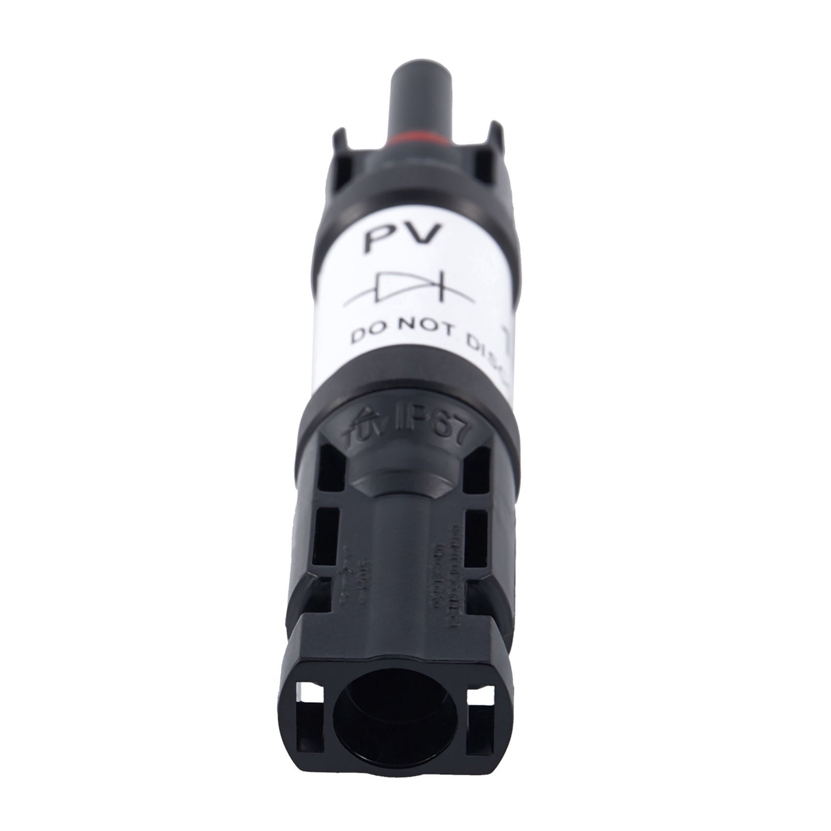 PPO + PC panel connector-4 x PV Diode connector-Black. 
