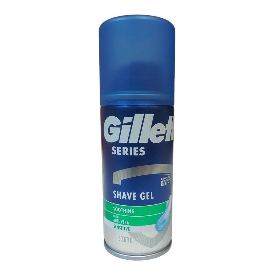 Gillette+Sensitive+Skin+Shaving+Gel+-+75ml for sale online | eBay