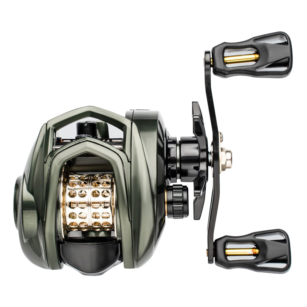 MeterMall Lure Fishing Reel Ultralight 8.1:1 High Speed Gear Ratio Long  Casting Shallow Line Cup Baitcasting Reel