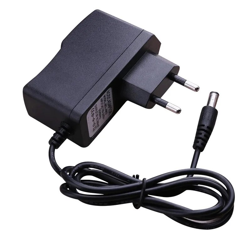 ALLOYSEED Negative Pole 9V 300mA EU US AU AC to DC Power Adapter Converter 5.5*2.5mm Center Negative Pole of 5.5*2.1mm Plug. 