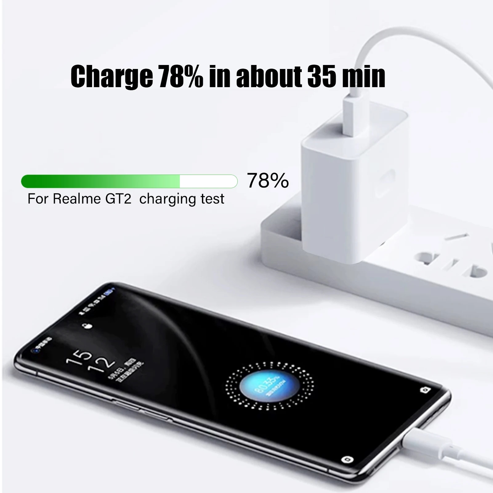For Realme Charger, Super Dart for Realme 10 11 Pro/Gt5/C55/c35/c53 Adapter,SuperVooc charger for OPPO, Warp charger for Oneplus. 