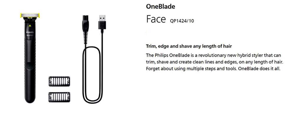 OneBlade Face QP1424/10