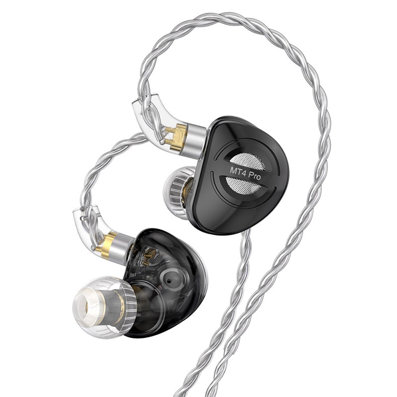 TRN MT4 PRO 2DD In Ear Earphone Bass Type C Dual Dynamic HiFi Running Noise Canceling Headset Headphone In Ear Monitors. 