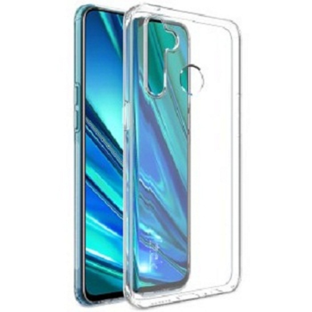 Realme Luxury Crystal Clear Case Soft Silicone Shockproof
