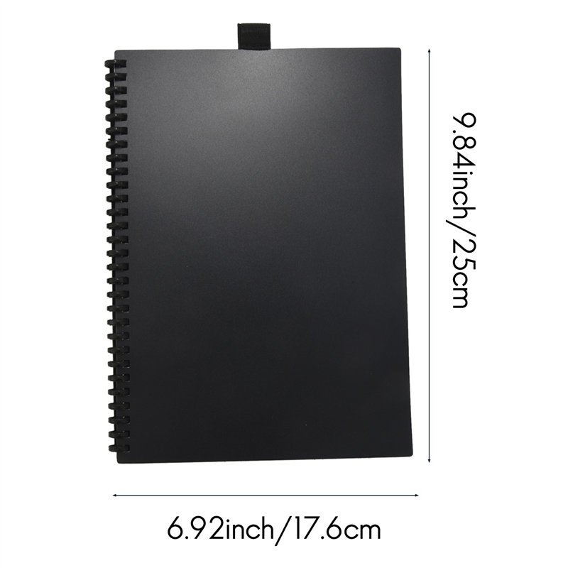 2X 2.0 Microwave Erasable Notebook Paper Reusable Smart Wirebound Notebook Cloud Storage Flash Storage,(B5). 