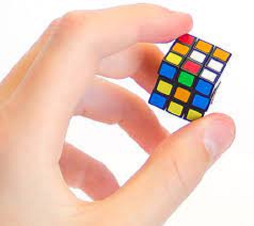 Exclusive Plastic Rubik's Cube( Small Size). 