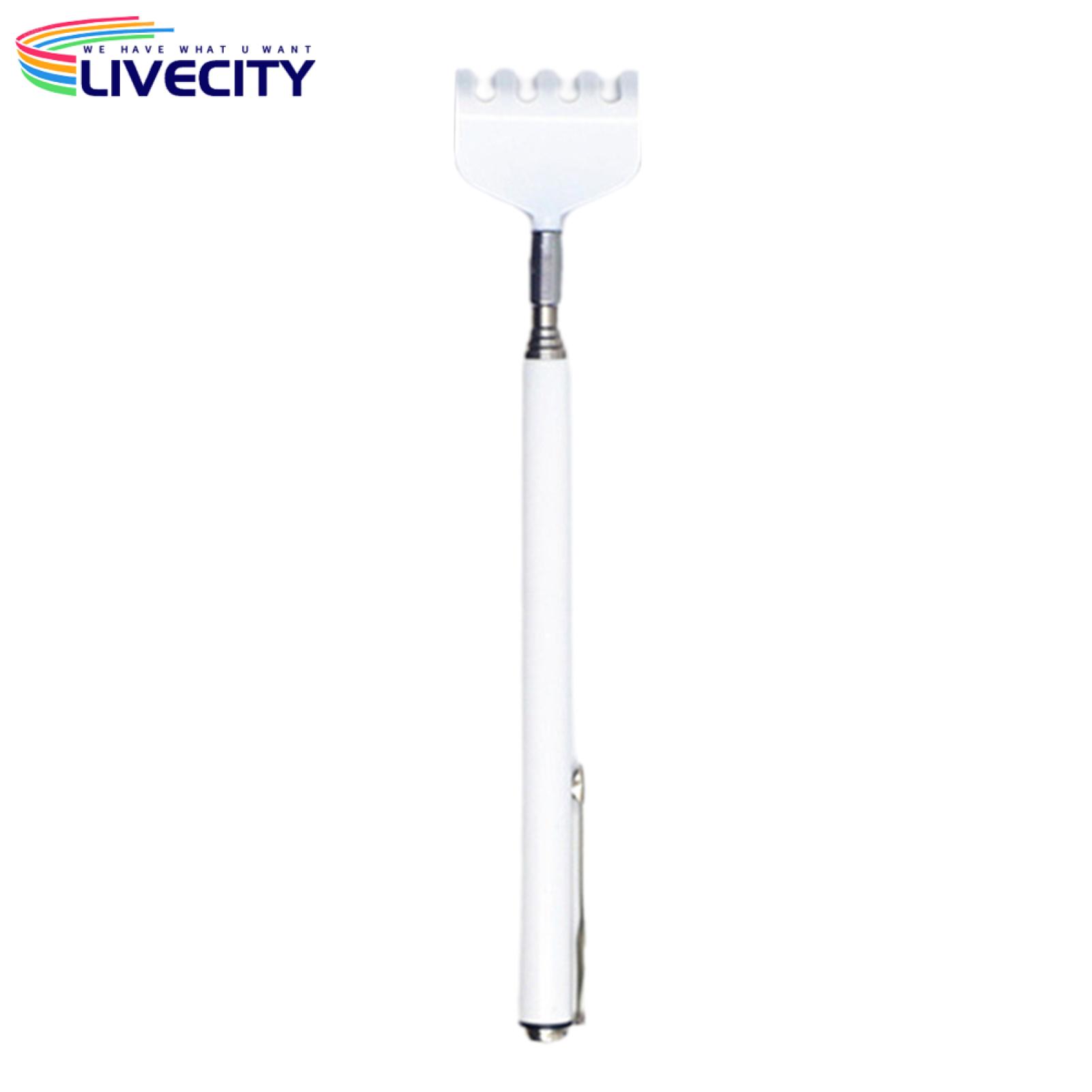 Pen Style Back Scratcher Extendable Stainless Steel Back Scratcher for Men Women Portable Telescoping Handle for Instant Relief Southeast Asian Buyers' Choice