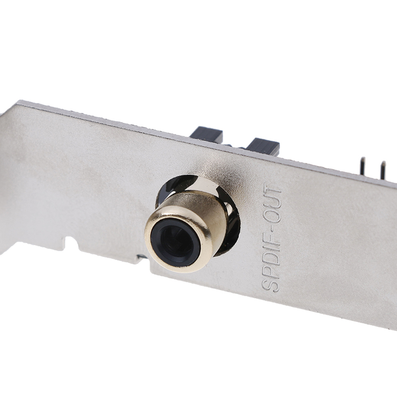 SPDIF optical and RCA out plate cable bracket for asus msi gigabyte motherboard. 