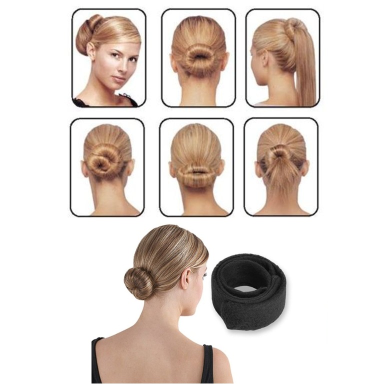 Get cheap goods online Details about Womens Magic Hair Bun Snap Styling