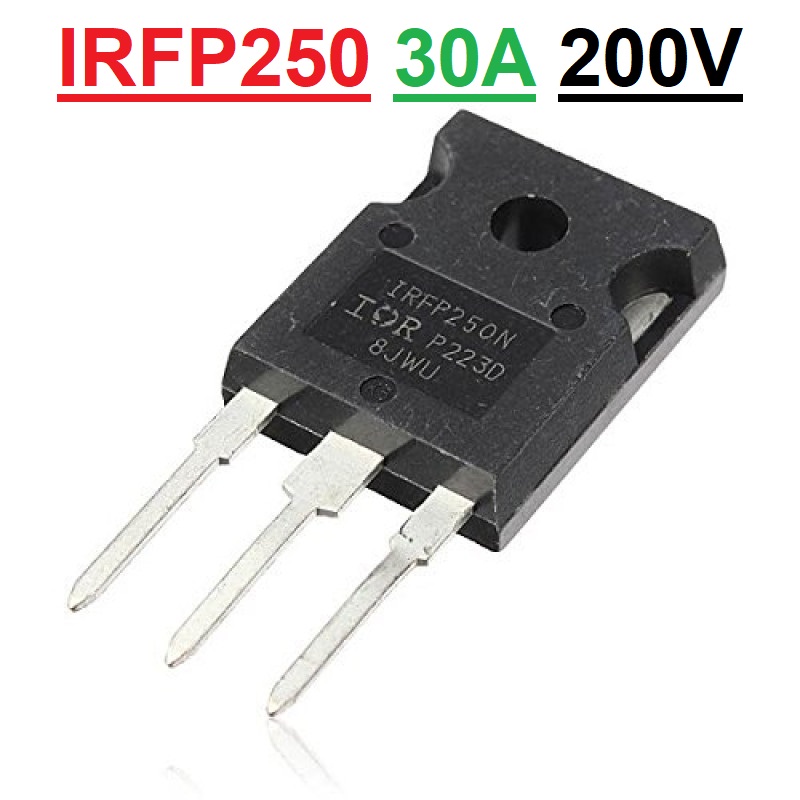 IRFP250NPBF IRFP250 Transistor IRFP250 MOSFET 200V 30A 180W N-Channel TO-247 IRFP250N Power Transistor MOSFET 3 Pin Leads Transistor. 