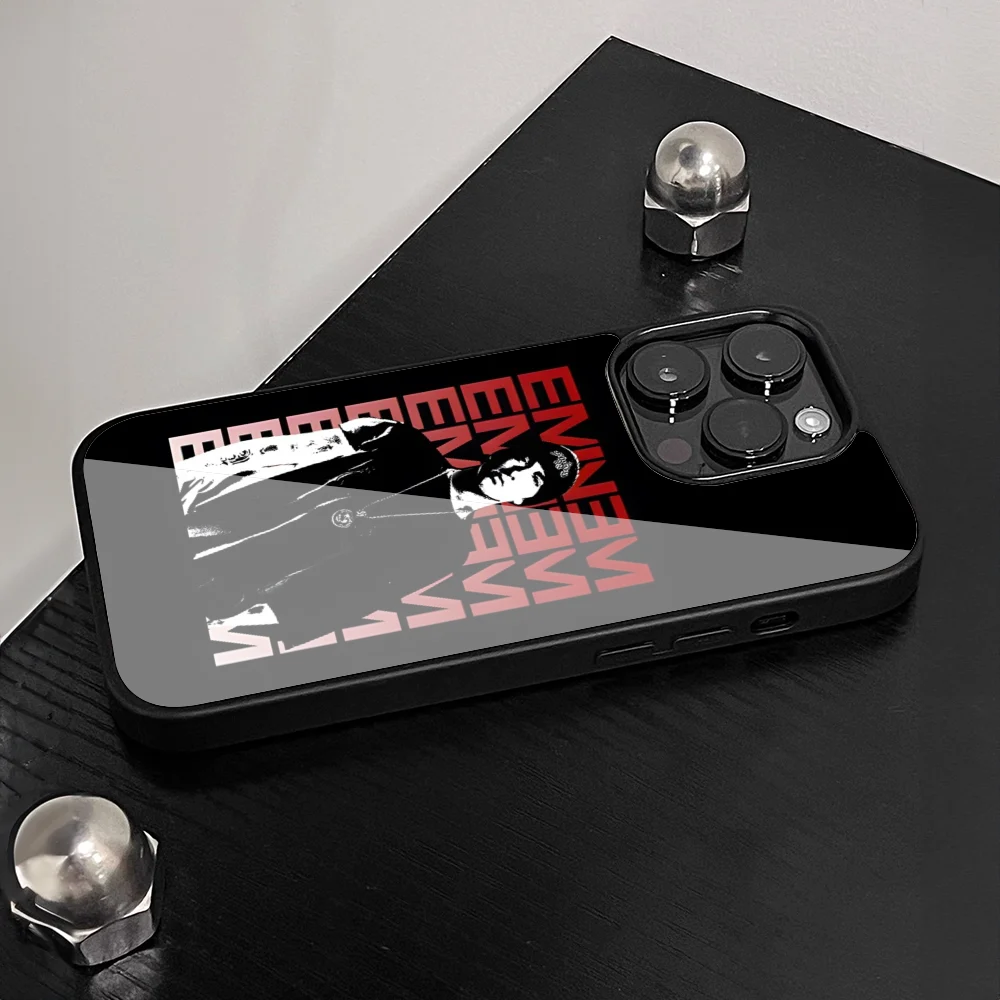 Hop Rapper Eminem Rap Phone Case For Iphone 15 14 13 12 11 Pro Max Mini 8 6 7 Plus Se Xr X Xs 2020 PC+TPU Cover. 