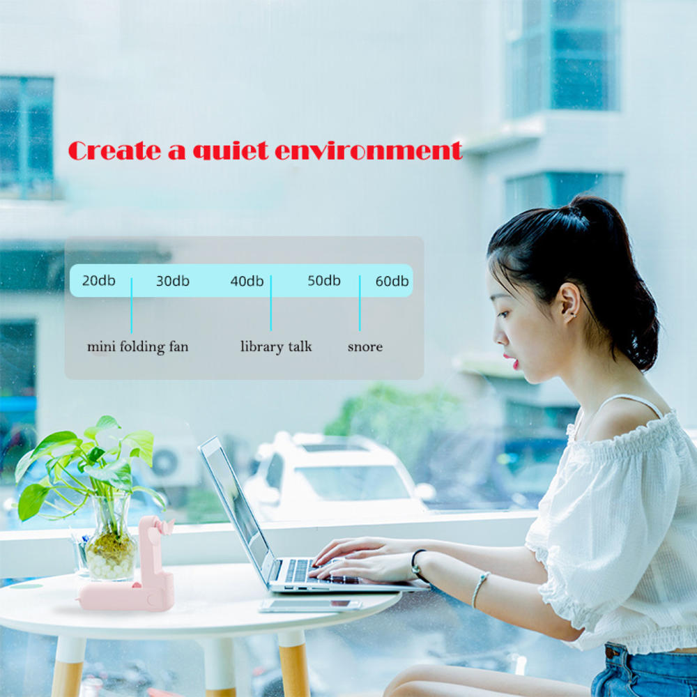Mini Portable Usb Fan Handheld Electric Fans Rechargeable Silent Pocket Cooling Fan. 