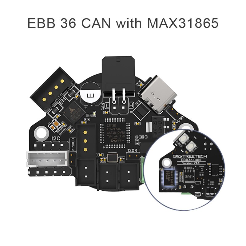 BIGTREETECH EBB36 BTT EBB42 CAN Adapter Board Voron Canbus 3D Printer Accessorie For Klipper Hotend Ender3 Upgrade Fly-SHT Board. 