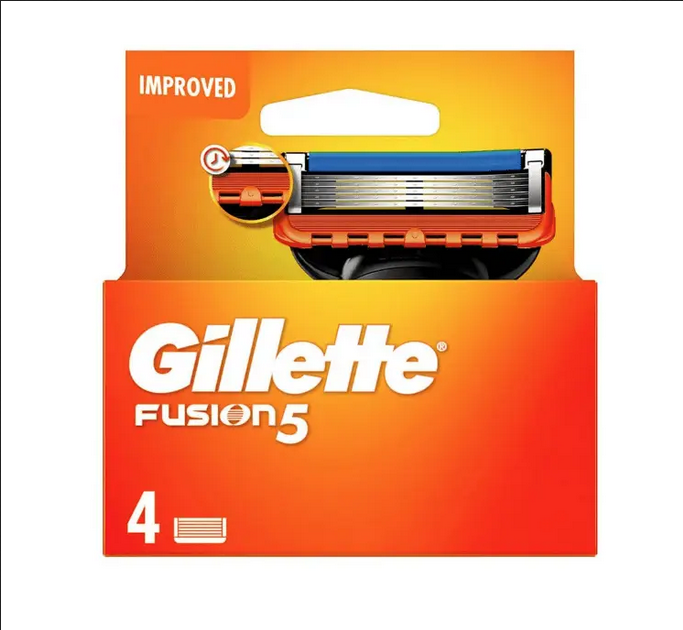Gillette fusion Blades - 4s Pack (Cartridge)