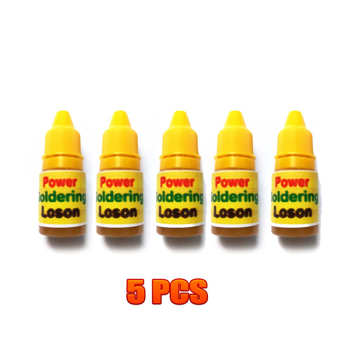 Power Soldering Loson Flux Liquid Paste For Soldering Stations Mobile Circuit Board General Purpose- 5-PCS. 