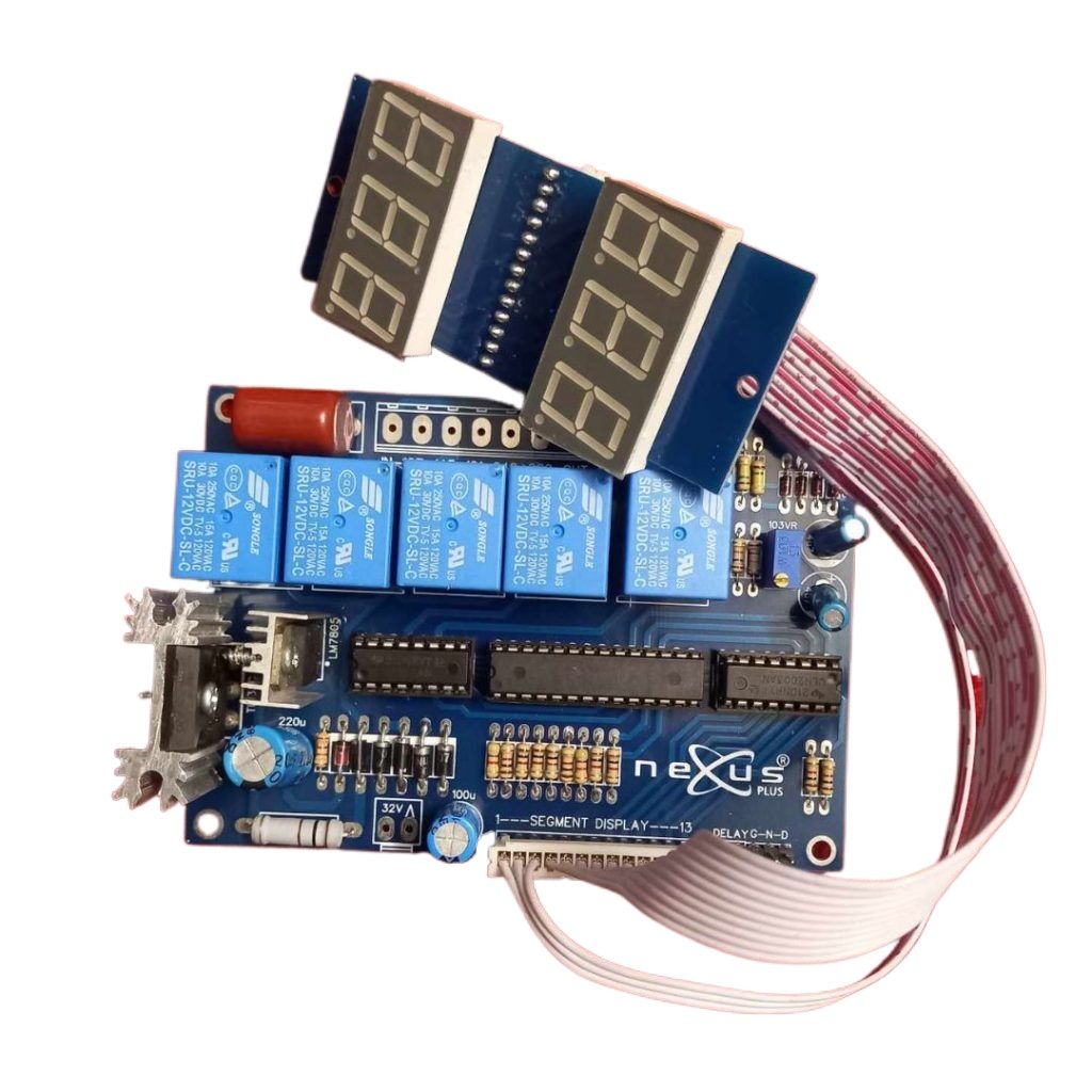NEXUS 5 Relay DC 12V Voltage Stabilizer Circuit With Program IC 12V Stabilizer Circuit Adapters