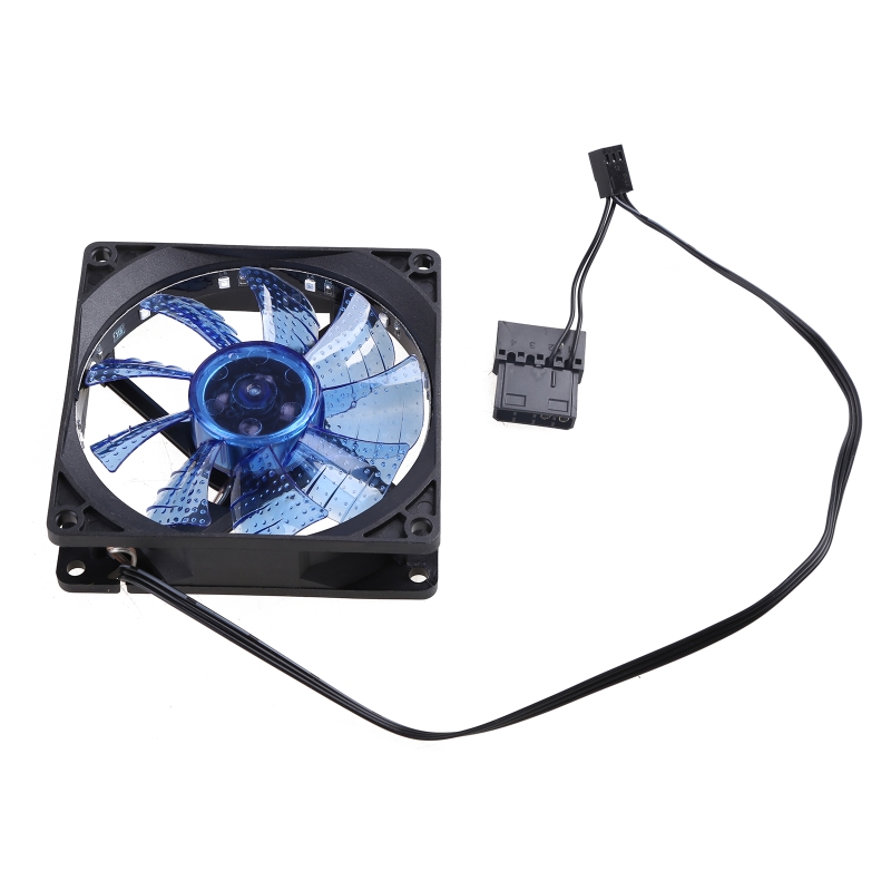 Computer for Case Fan 90mm 9025 LED Silent Fan for Computer Cases CPU Cooler Radiator Quiet,Colorful Chassis Fan L21D. 