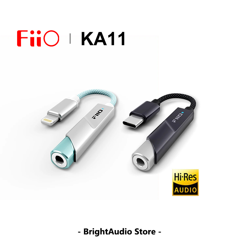 FiiO JadeAudio KA11 USB DAC AMP Headphone Amplifier Hi-Res Audio Type-C to 3.5mm Adapter USB Dongle DAD256 for Android/iOS Superman