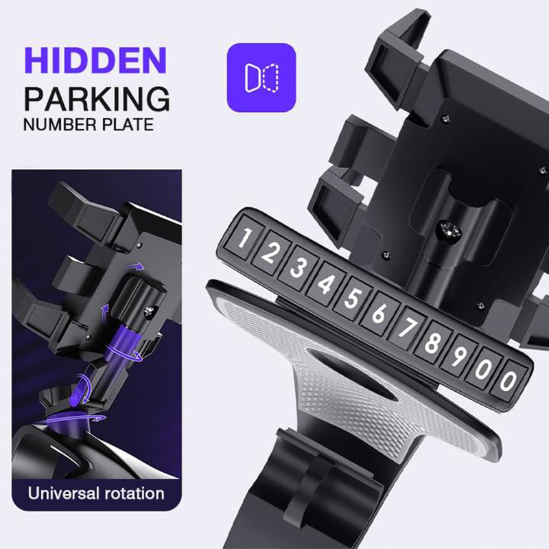 Upgrade Car Multifunctional Phone Bracket 360°Stand Bracket Clip Upgrade Spida Mount - Universal Phone Clip 1200° Degree Rotation For 3-7 Inch phones Good effect and easy to use. 