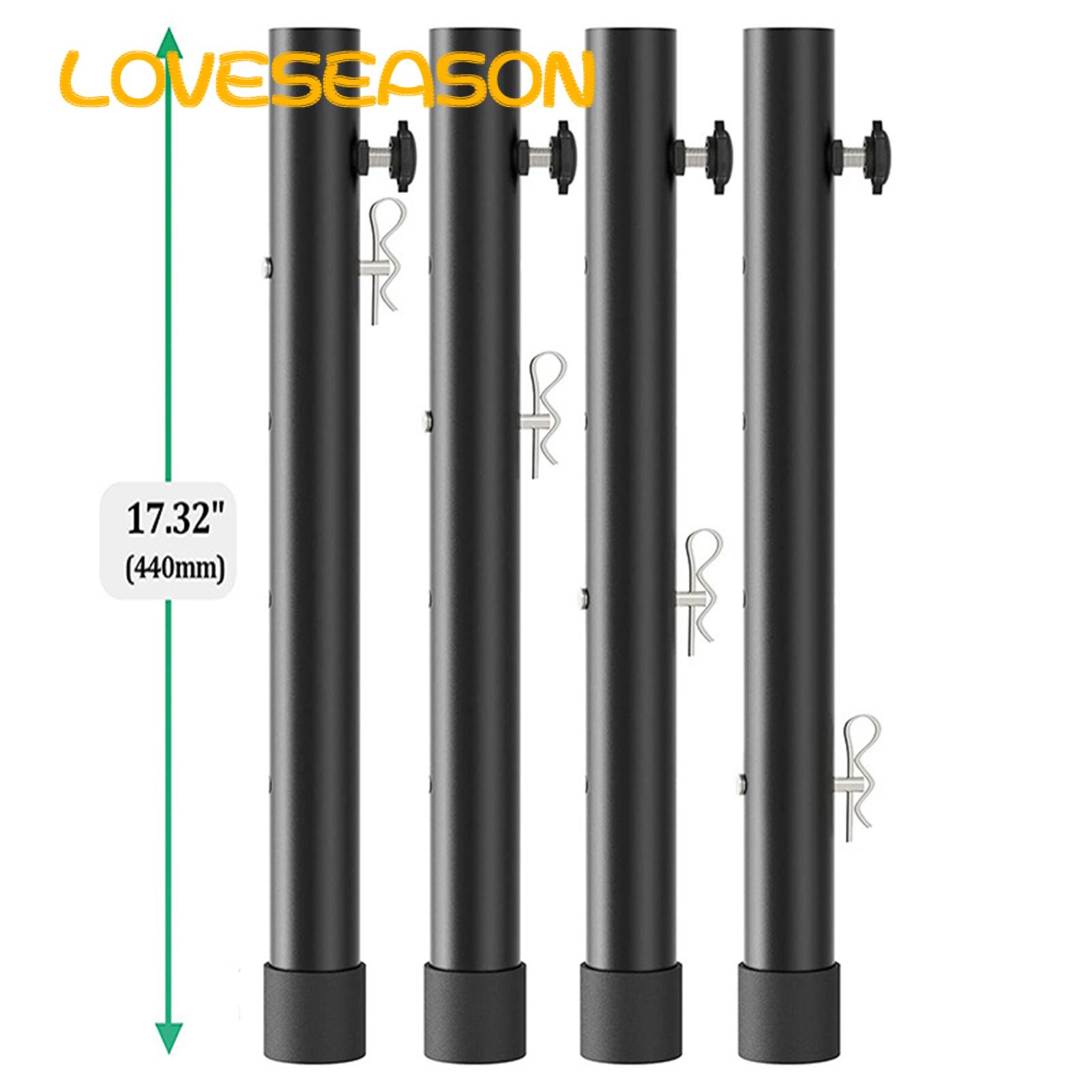 Loveseason Table Leg Extender No Tools Required Folding Tables Straight/Bent Leg Extender. 