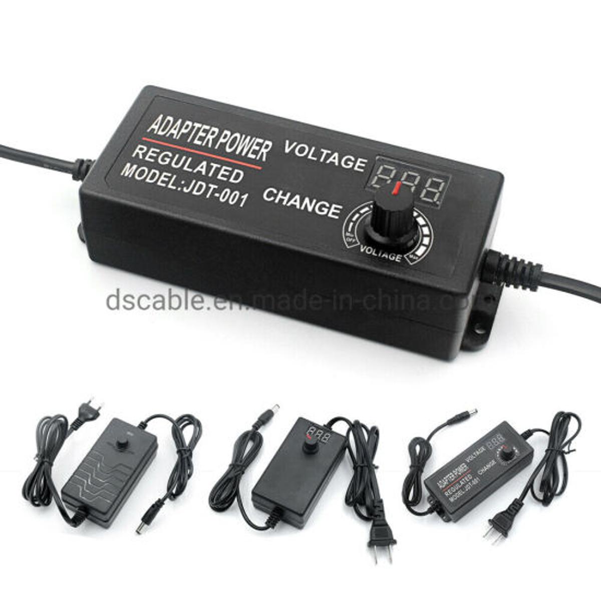 AC DC 3V 9V 12V 24V Power Supply Adapter Adjustable 3AMP