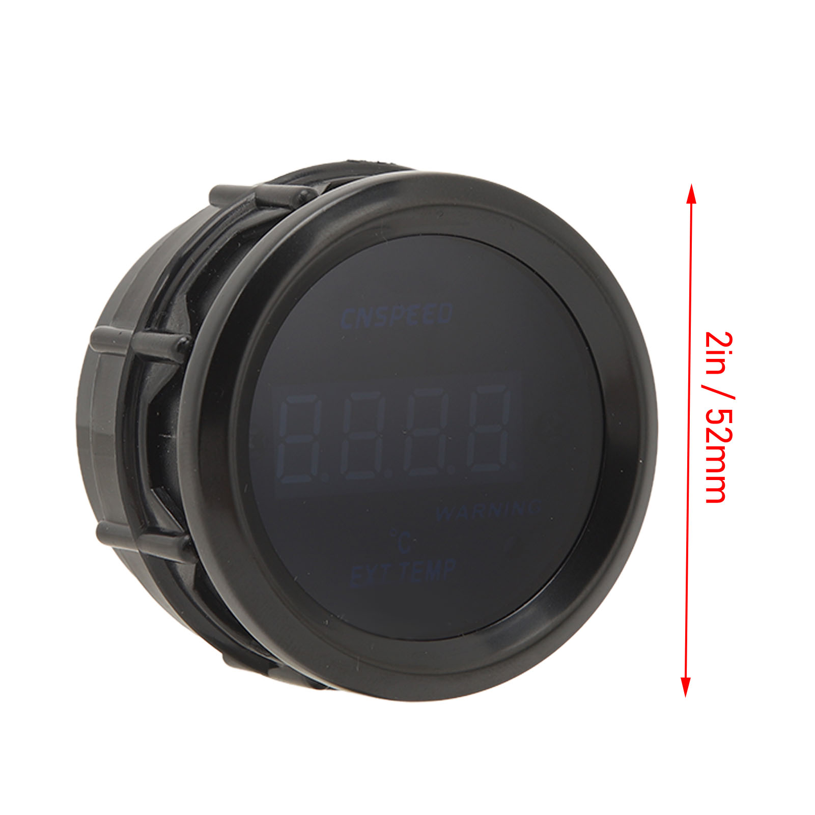Exhaust Gas Temp Gauge 52mm 200 To 1300 degrees Celsius Digital Display Universal Fit Accurate Reading EGT Meter with Sensor for Vehicles