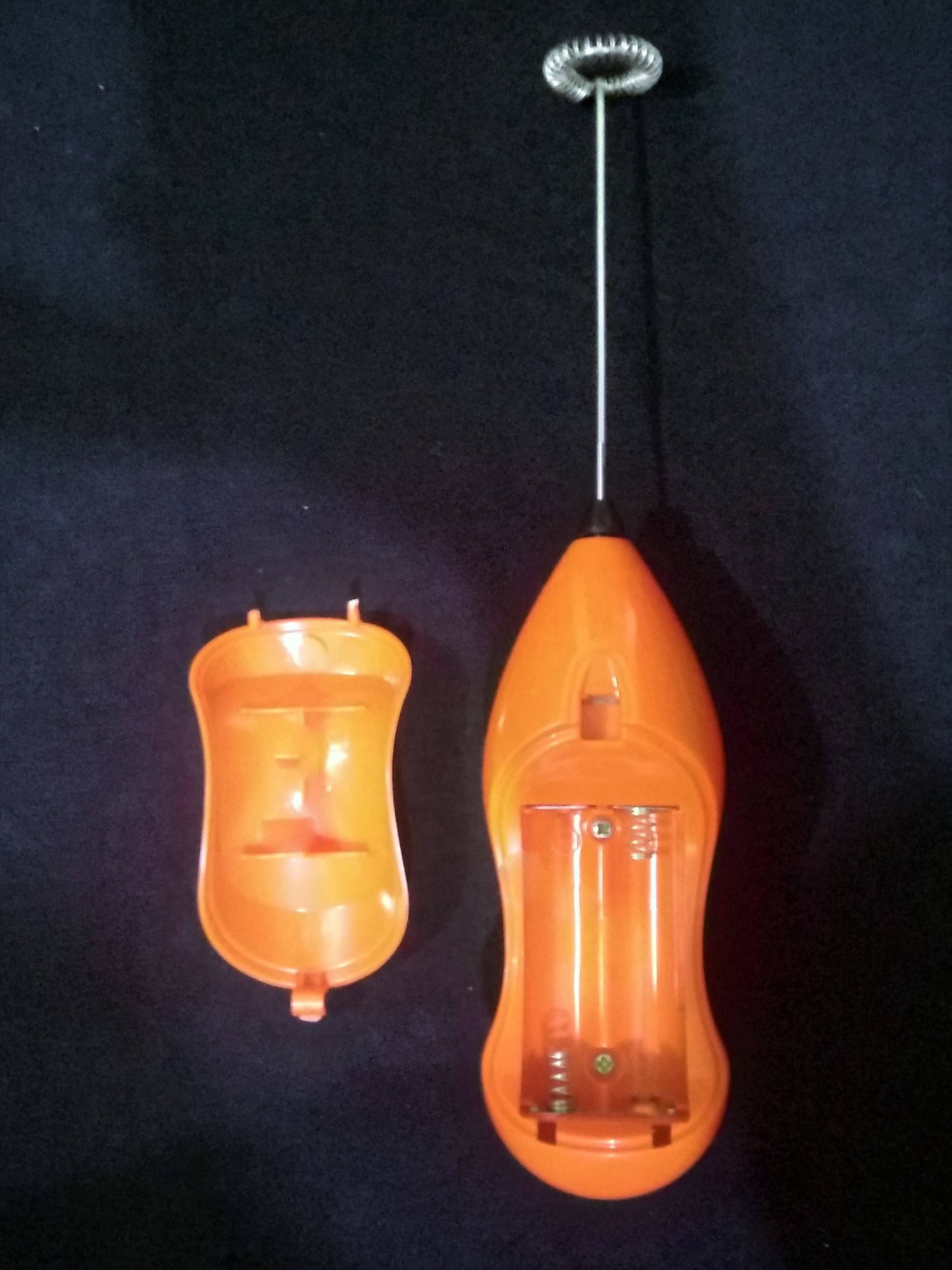 Portable Hand Blender For Lassi, Milk, Coffee Mixer, Egg Beater Mixer Battery Operated - Coffee Mixer. 