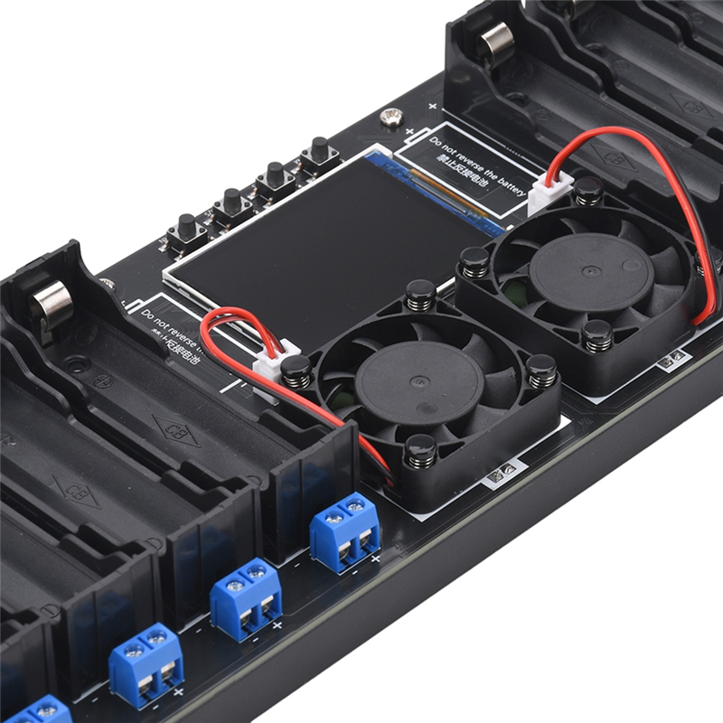 8-Channel 18650 Lithium Battery Capacity Tester Module MAh MWh Digital Battery Power Detector Module Type-C. 