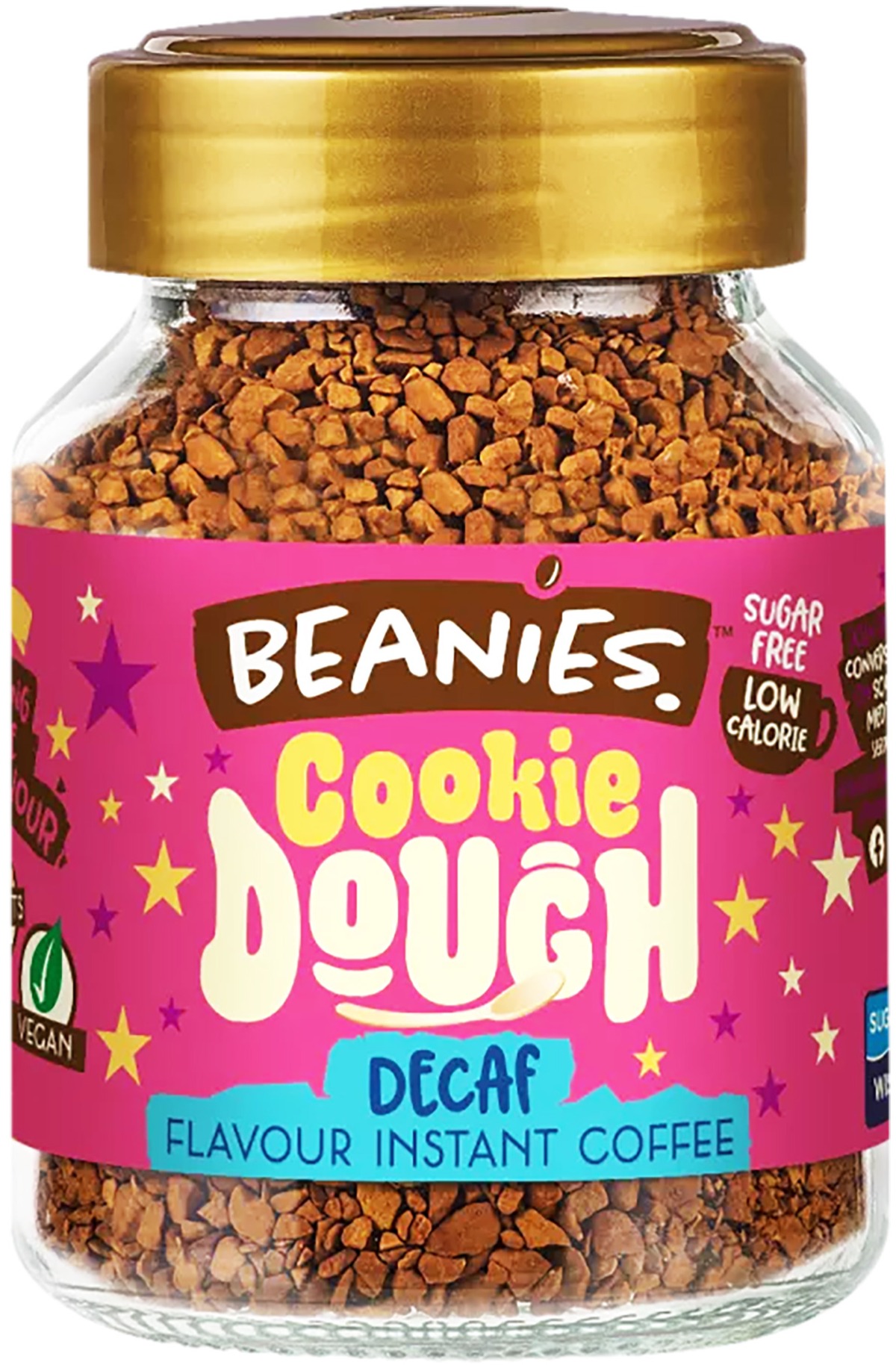 Beanies Decaf Cookie Dough Flavoured Instant Coffee 50 g Daraz