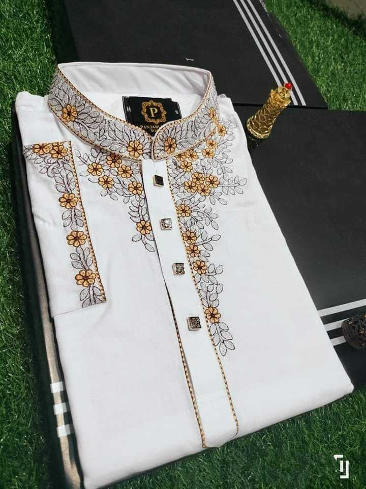 Premium Panjabi for Men Semi Long Premium Quality Embroidery work Panjabi- Panjabi For Men