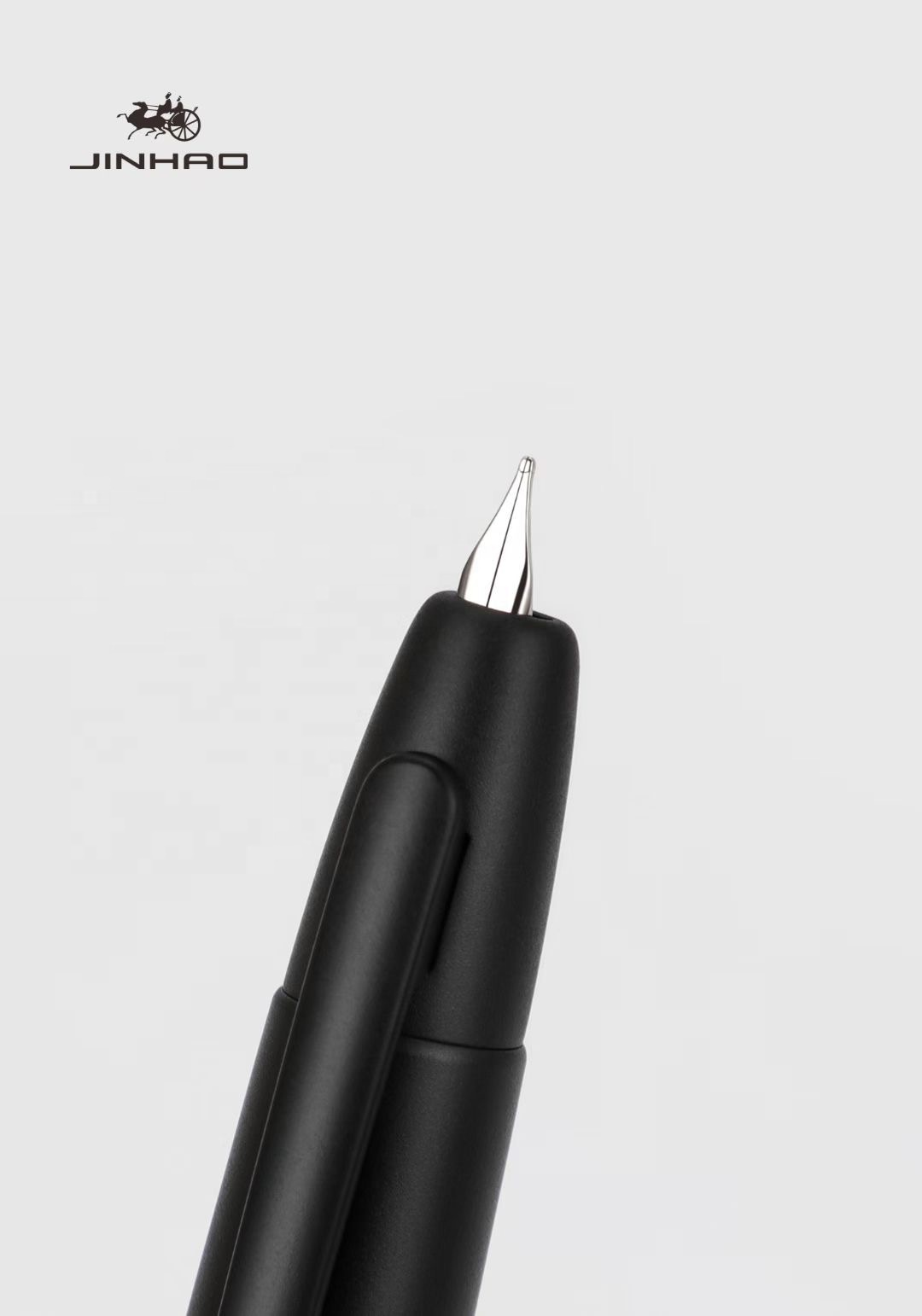 Jinhao 10 Brand New High Quality Capless Fountain Pen with Matte Black Retractable Fine Nib and Converter. 