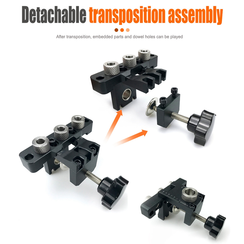 Adjustable Doweling Jig Puncher Tools Best Dowel Jig 8MM 10MM Bushes Drilling Guide Locator. 