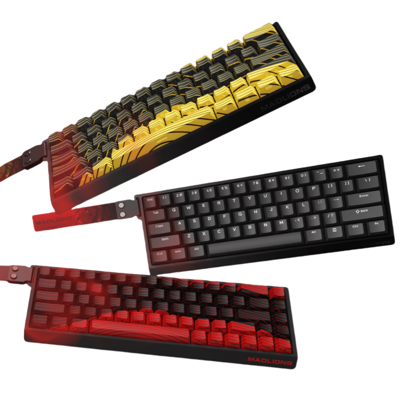 Madlions Mad60/68 He Magnetic Switch Mechanical Keyboard Wired Hot Swappable Rgb 8k 60% Matched Gaming Keyboard Pc Accessories. 