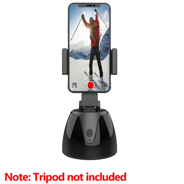 Automatic Smart Remote Selfie Stick 360 Degree Rotation Mobile Phone Holder Face Tracking Camera Tripod For Video Recording Rod. 