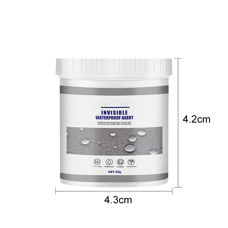 30/100/300g Invisible Waterproof Agent Insulating Sealant Repairing Anti-Leakage Agent Glue Sealant Paste Coating With Brush MuXiaRe. 