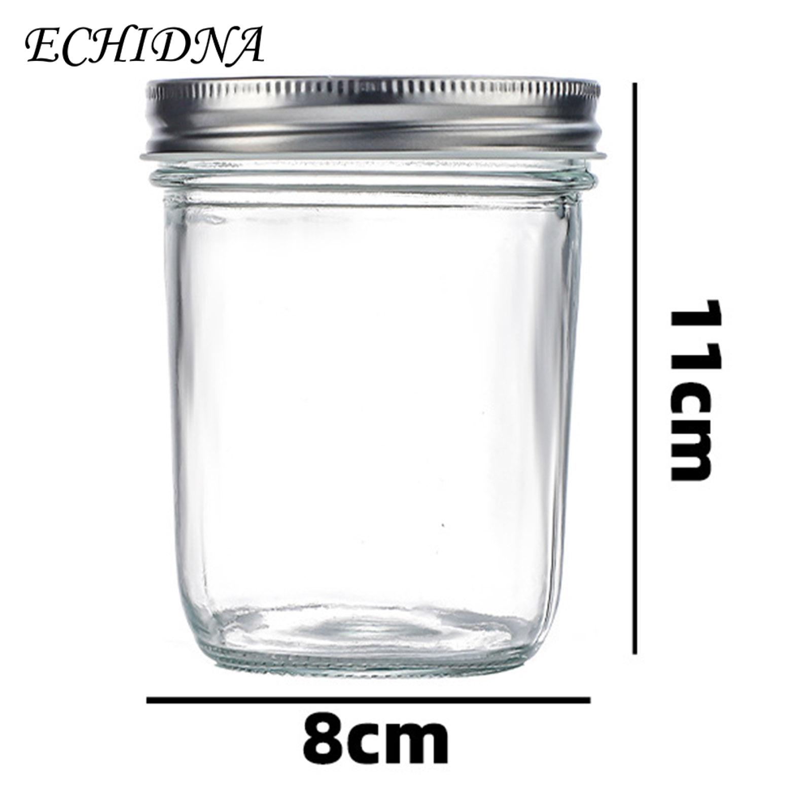 Nut Storage Container Large Capity Glass Sealed Jar with Airtight Lid Multifunctional Storage Container for Fruit Jam Nuts Tea 500ml Sealed Jar with Silicon Seal. 