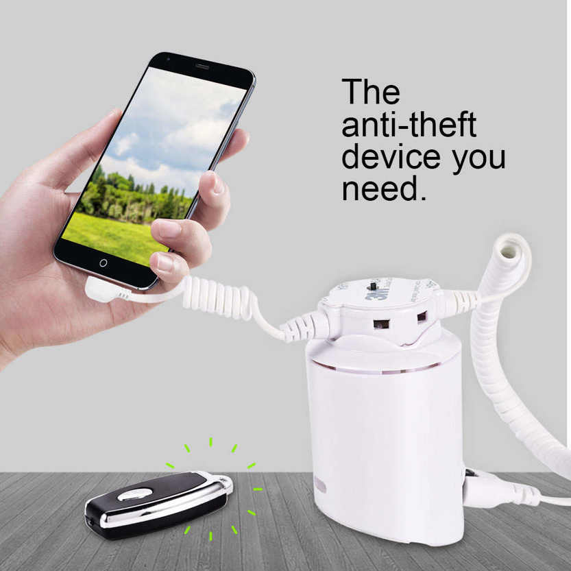 360° Rotation Cell Phone Anti-theft Display Devices Security Store Stand Charger. 