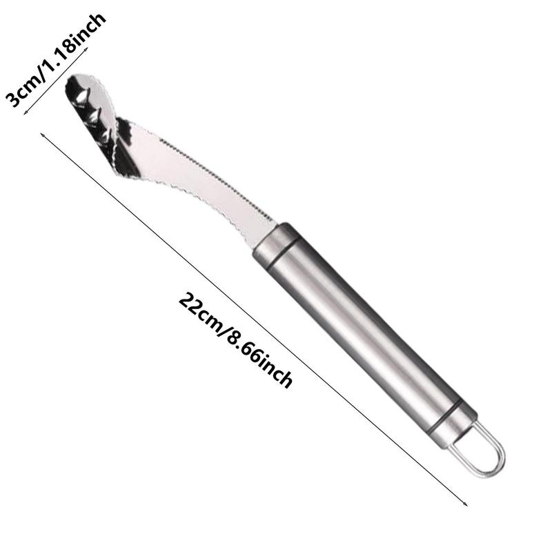 Jalape Corer Stainless Steel Chili Core eseeder ucchini er Corer And emoer With Serrated Edges For Vegetable. 