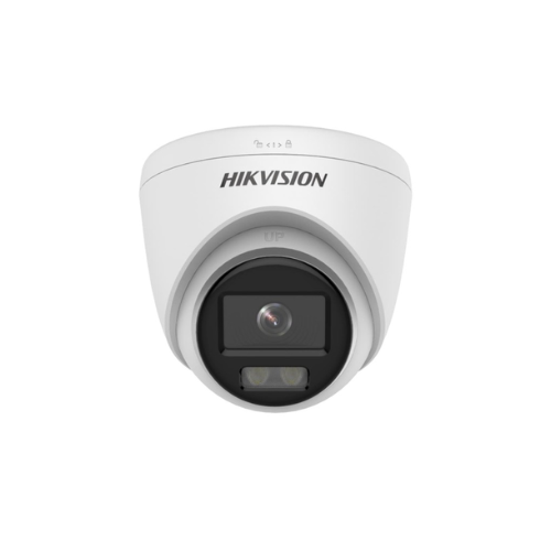Hikvision DS-2CE76D0T-EXLPF 2MP 2.8mm Dome Dual Light Smart Hybrid Color CC Camera. 