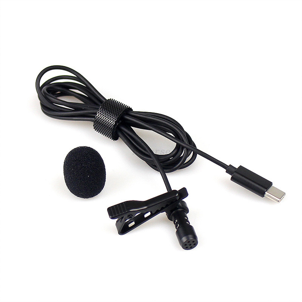 Type-c Lavalier Microphone For DJI OSMO Pocket 3/Action 2/Action 3/Action 4 High Sound Quality Audio Cable Adapter Accessories. 