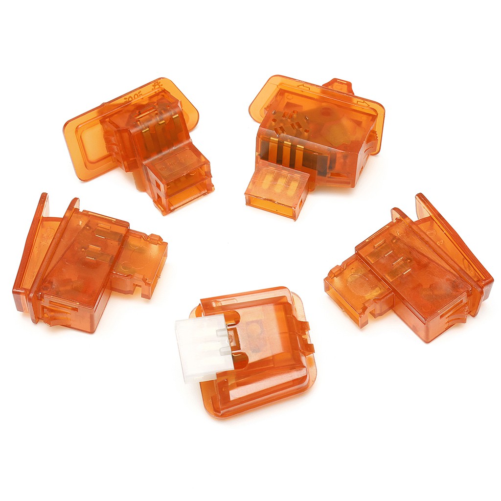 5pcs Motorcycle Head Light Horn Dimmer Turn Signal Starter Single Switch Button For GY6 50CC 125CC 150CC Moped Scooter. 