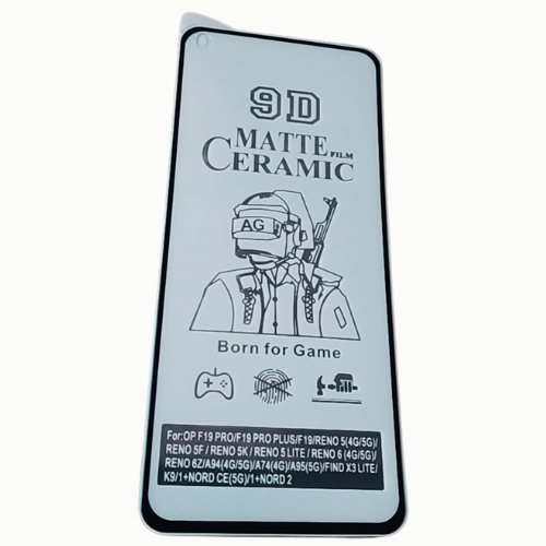 Matte Ceramic Film Screen Protector I OPPO K9 5G / OPPO FIND X3 LITE 5G I Matte Finish Full Coverage Screen Guard Protector Screen Protector (It's Not GLASS)